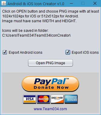 Android and iOS Icon Creator